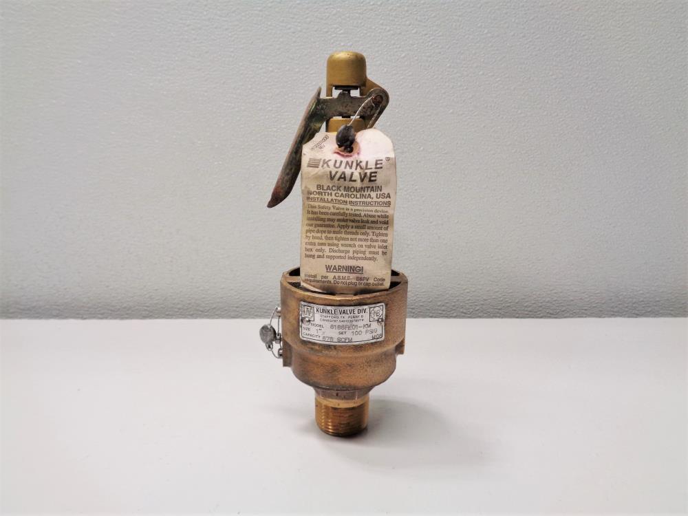 Kunkle 1" NPT Pressure Relief Valve, Bronze, 6186FE01-KM